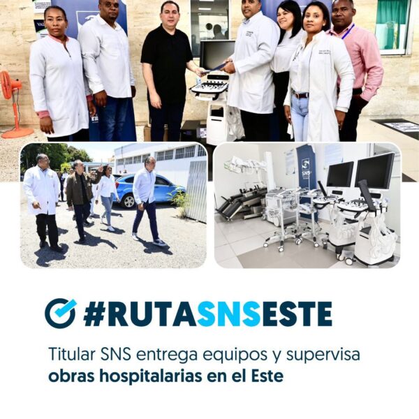 El Servicio Nacional de Salud (SNS), encabezado por su director ejecutivo, @drmariolama, realizó